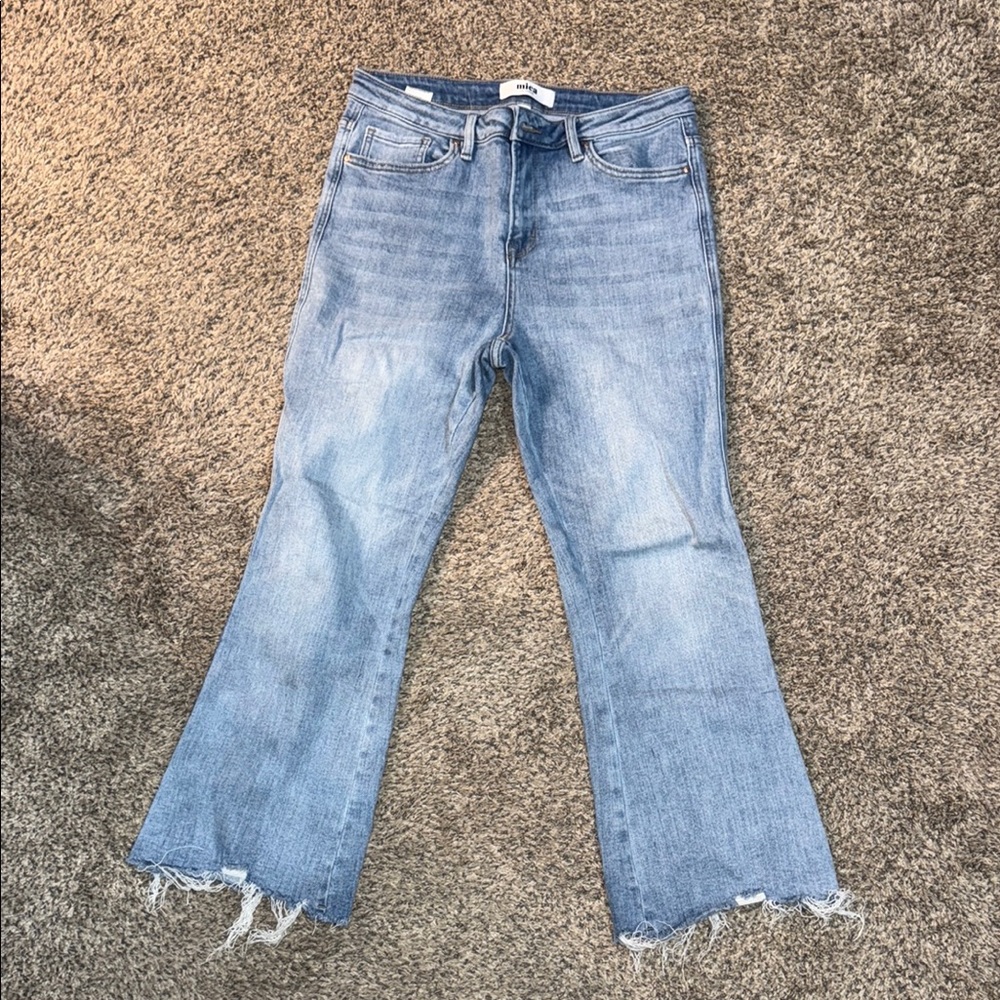 Mica Women's Flare Jeans in Light Blue